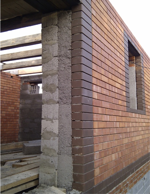 Утепление стен дома при облицовке кирпичом. 